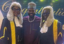 Falz celebrates as mum becomes SAN