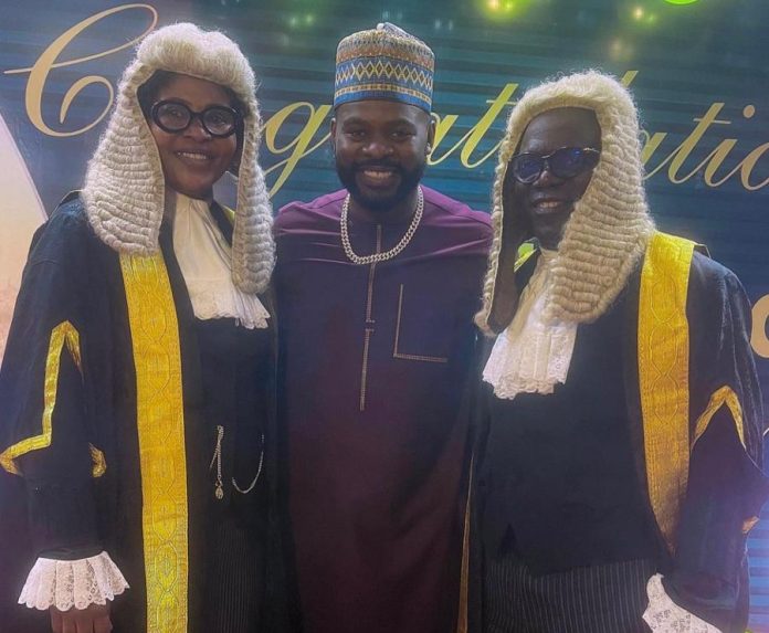 Falz celebrates as mum becomes SAN