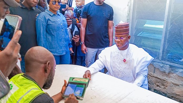 Yahaya Bello sweeps polling unit for APC’s Ododo