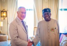 President Bola Tinubu meets King Charles of England