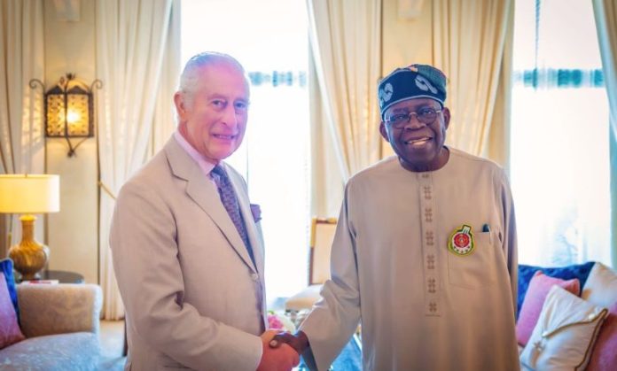 President Bola Tinubu meets King Charles of England