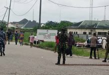 INEC Office in Bayelsa Heavily Guarded Ahead of Governorship Election