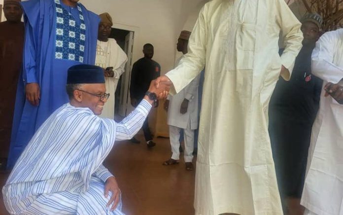 El-Rufai Visits Former President Buhari in Daura