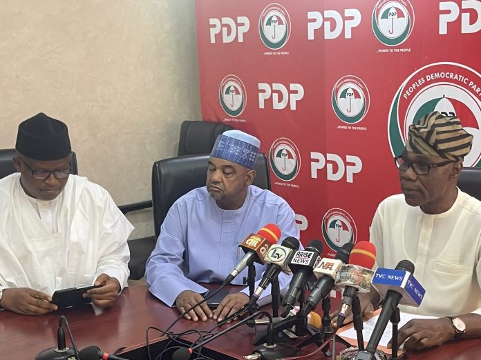 PDP NWC suspends national chairman, secretary