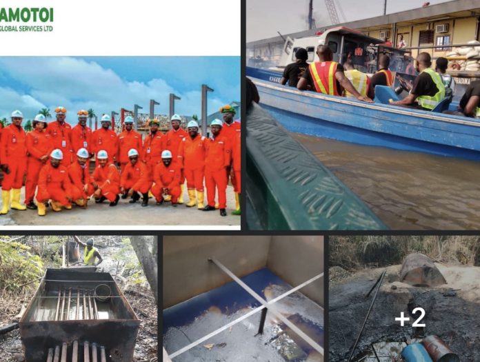 Illegal Bunkering in Opu-Nembe: Amotoi Global Services, NSCDC, and Marine Police destroy camps