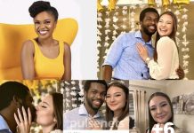 Nollywood Actress, Omoni Oboli's son, Tobi as he Proposed to his Canadian girlfriend today