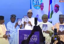 Tinubu, Buhari, Gowon Meet at Book Launch in Abuja