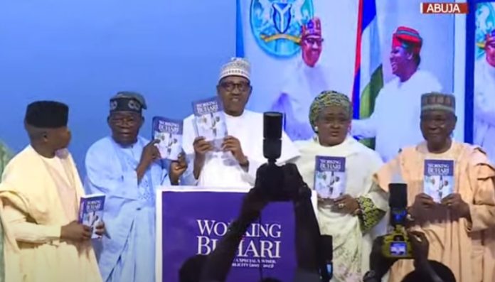 Tinubu, Buhari, Gowon Meet at Book Launch in Abuja