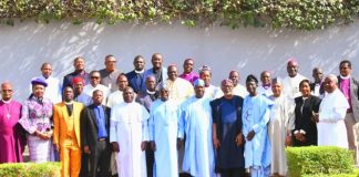 Christian Association of Nigeria leaders visit Tinubu in Aso Rock