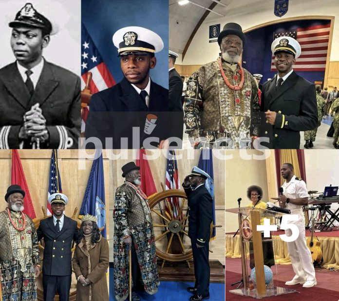 Son of King Alfred Diete-Spiff Becomes An American Naval Officer