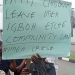 429581043_3648412188708377_2874183383421433959_n-150x150 Igboh Etche Women Protest Sons Abductions at Rivers State Government House (Photos)