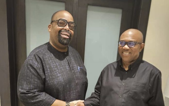 Edo election: Peter Obi meets Labour Party candidate, Olumide Akpata