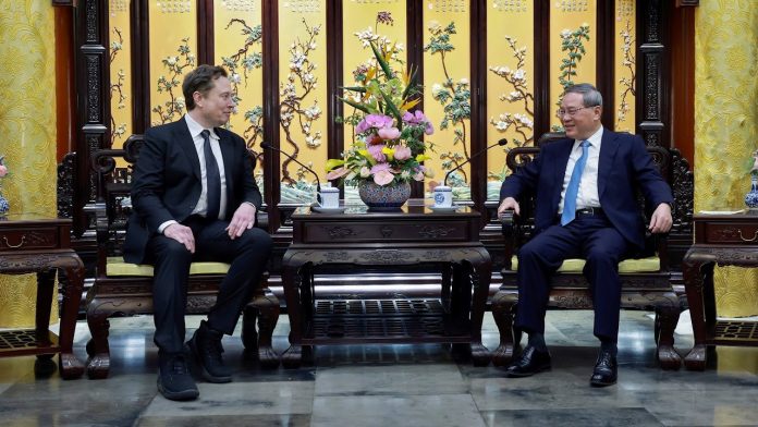 Elon Musk meets Chinese Premier, Li Qiang (Details)