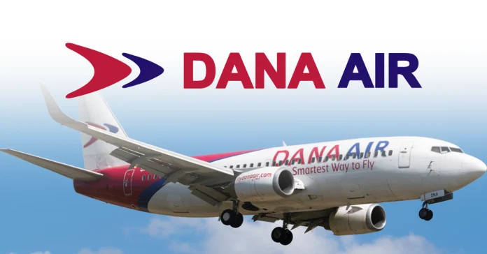 Breaking: Dana Airline aircraft skids off Lagos airport runway