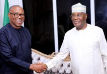 Peter Obivisits Atiku in Abuja