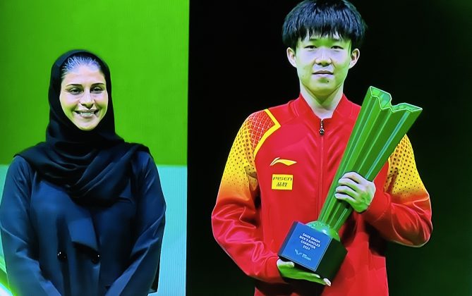 Wang Chuqin Claims Saudi Smash 2024 Title in Epic Final
