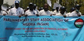BREAKING: Strike: Entrance, exit to National Assembly blocked by PASAN members