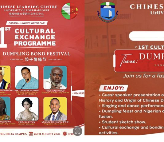 Uniport Hosts Inaugural Dumpling Bond Festival to Celebrate Nigerian-Chinese Cultural Exchange