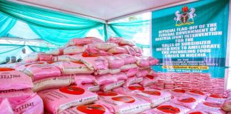 Tinubu’s Govt Flags-Off Sale of N40,000 Subsidized 50kg Bag of Rice