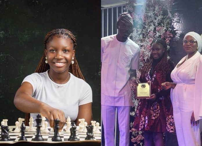 12-Year-Old Bayelsa Chess Queen, Deborah Quickpen Wins Two Awards in One Night