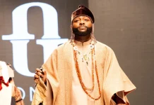 Reactions as Davido struts down runway at Lagos Fashion Week 2024