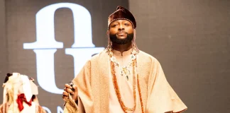 Reactions as Davido struts down runway at Lagos Fashion Week 2024