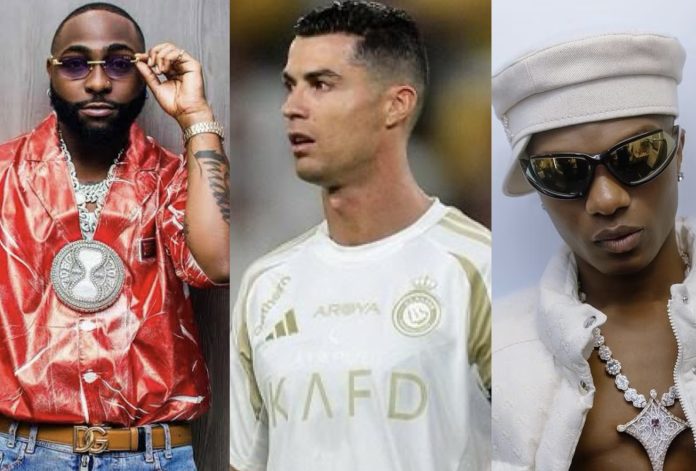 Wizkid or Davido: Cristiano Ronaldo picks favourite Nigerian singer