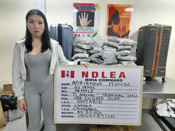 I Was Promised $10,000’ — Canadian Woman Arrested by NDLEA for Drug Trafficking at Lagos Airport