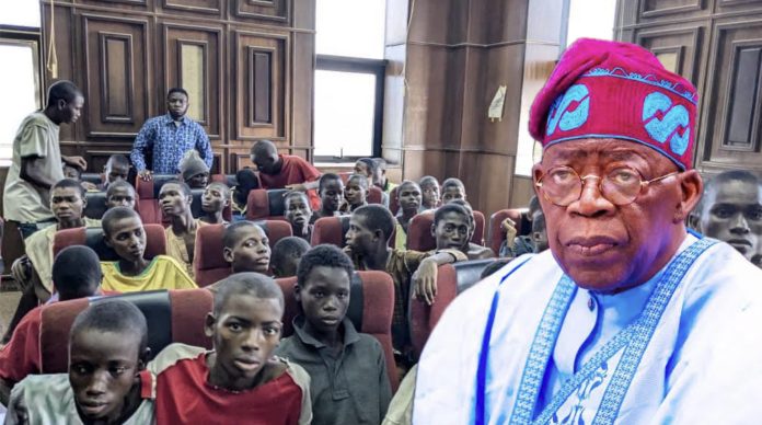 Amnesty International calls for probe after Tinubu orders release of detained minors