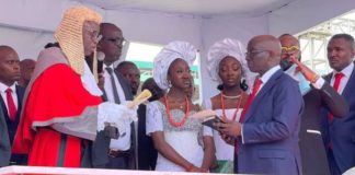 Monday Okpebholo, Idahosa sworn in as Edo governor, deputy