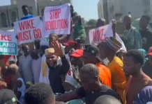 Protest rocks Abuja over mass demolitions by FCT Minister Wike