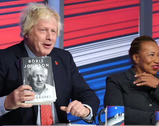 Boris Johnson ‘fired’ during live US election coverage for promoting his book