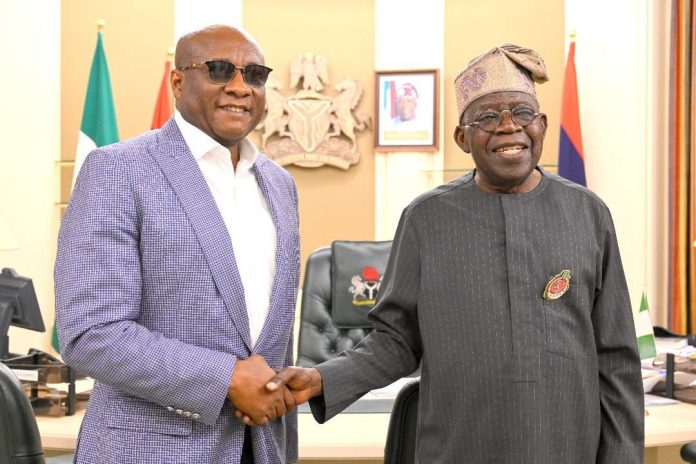 Allen Onyema Meets Tinubu At Presidential Villa Abuja