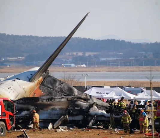 Plane crash: South Korea begins lifting Jeju Air wreckage