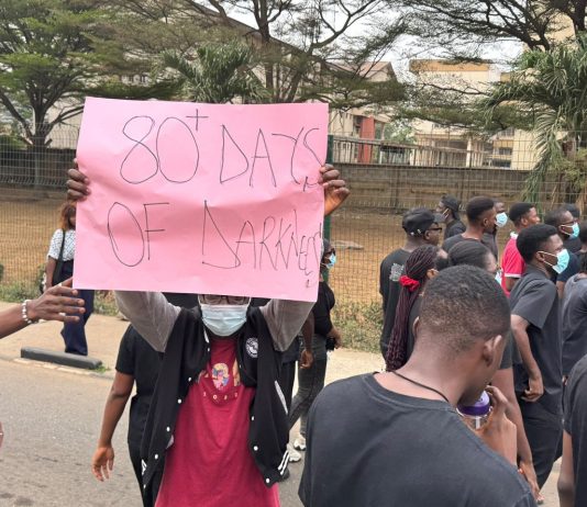 Breaking: UI Students Protest 82-Day Power Outage at UCH, Demand Immediate Action