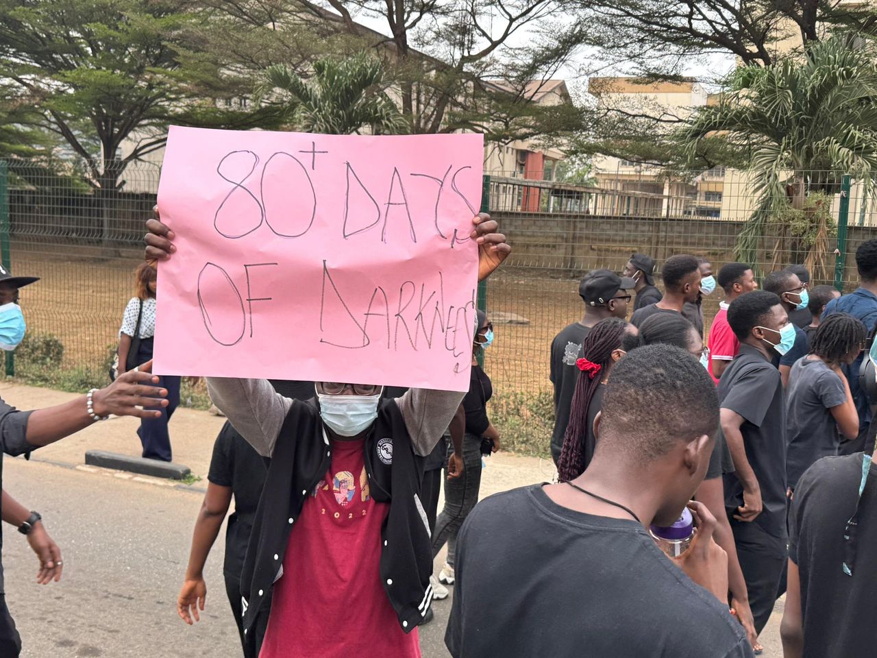 Breaking: UI Students Protest 82-Day Power Outage at UCH, Demand Immediate Action