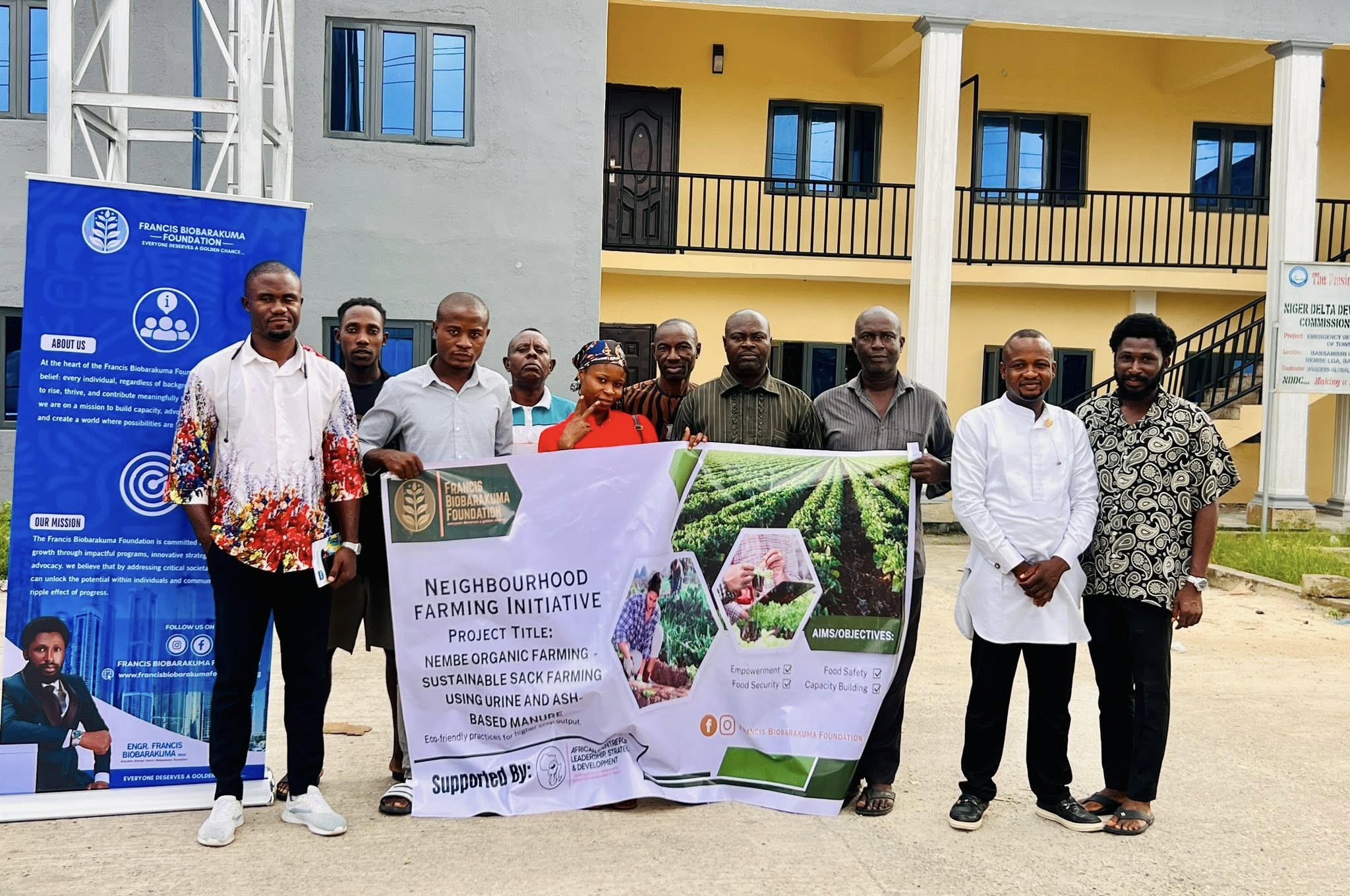 Francis Biobarakuma Foundation Trains Nembe Farmers in Innovative Sack Farming Using Urine and Ash-Based Manure