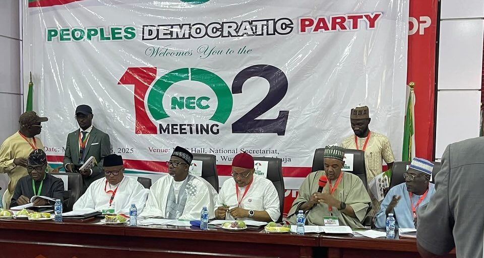 PDP Postpones 103rd NEC Meeting Amid Defections and Leadership Consultations