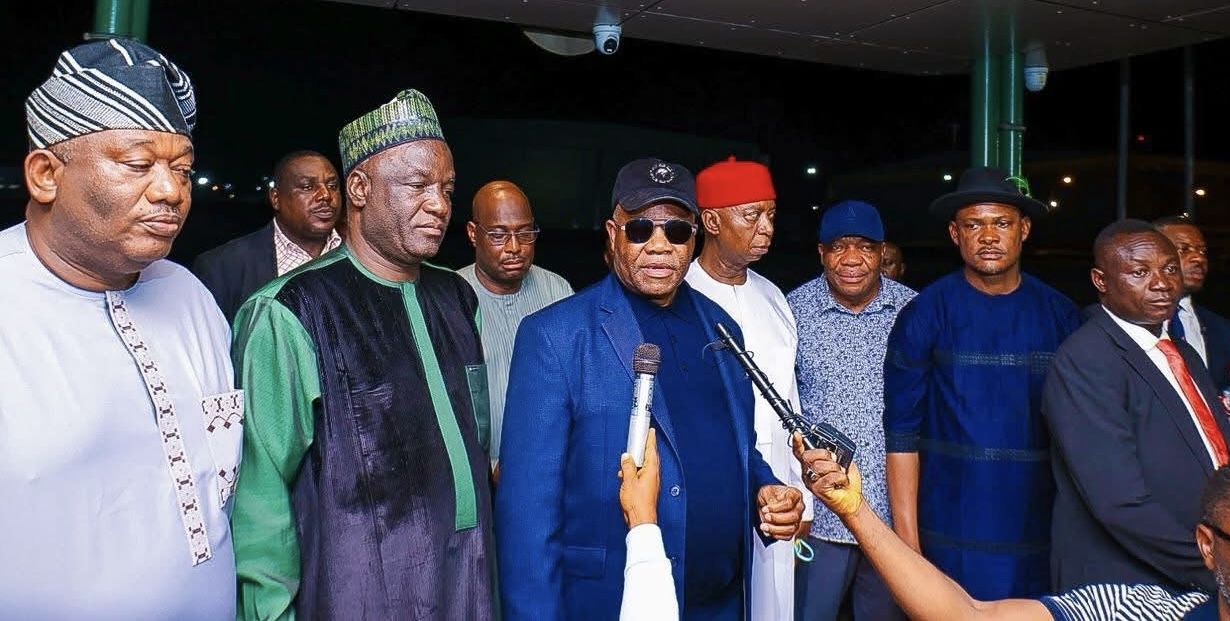 Akpabio Returns from London Vacation, Dismisses Health Rumours