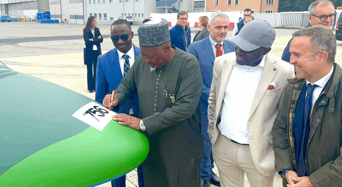 FG Acquires 24 Fighter Jets, NAF Helicopters as Defence Minister Inspects Production in Italy