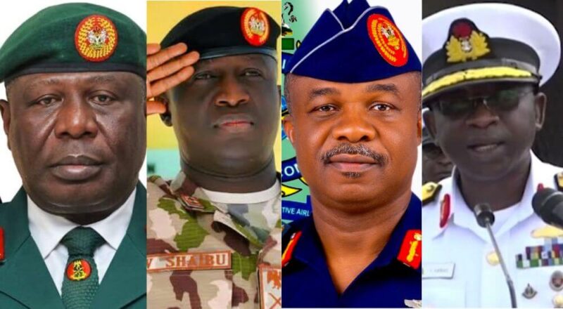 New Service Chiefs Take Charge as Nigerians Demand Bold Security Reforms