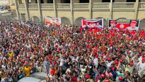 supporters-storm-Kwankwasos-Kano-residence-300x169 Kwankwaso Receives Solidarity Visit in Kano as Supporters Rally After Governor Yusuf’s Defection