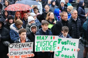 Irish Justice Department Under Pressure as Protesters Demand Halt to Nigerian Family’s Deportation