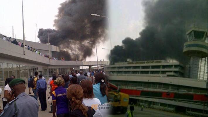 Lagos Airspace Shut Indefinitely as Fire Guts Old Terminal of Murtala Muhammed International Airport