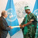 Jimoh Ibrahim Resumes as Nigeria’s UN Representative After Presenting Credentials to Guterres