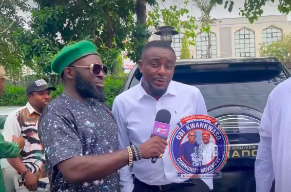 Emeka Ike, Trageel Storm INEC Abuja Office Over Alleged NDC Officials Presence During Primary Election