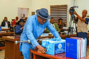 Gov. Fubara Presents N1.854 Trillion 2026 Budget to Rivers Assembly, Prioritises Infrastructure, Education and Healthcare