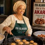 Presidency Shares AI Image of Oluremi Tinubu as Akara Seller, Sparks Widespread Reactions on X